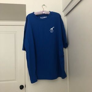 Men’s Lrg Blue Giraffe Shirt